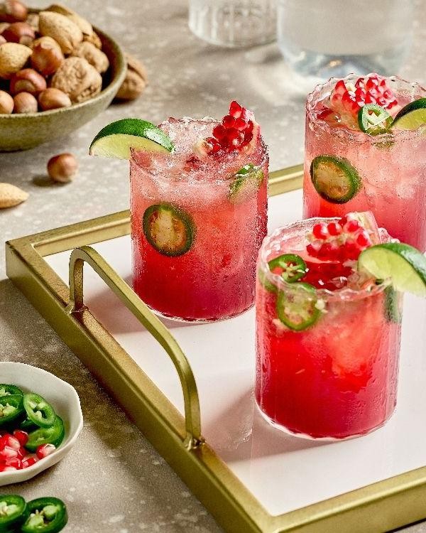 Pomegranate Ginger Fizz