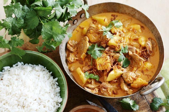 Pork Chop and Pineapple Coconut Curry