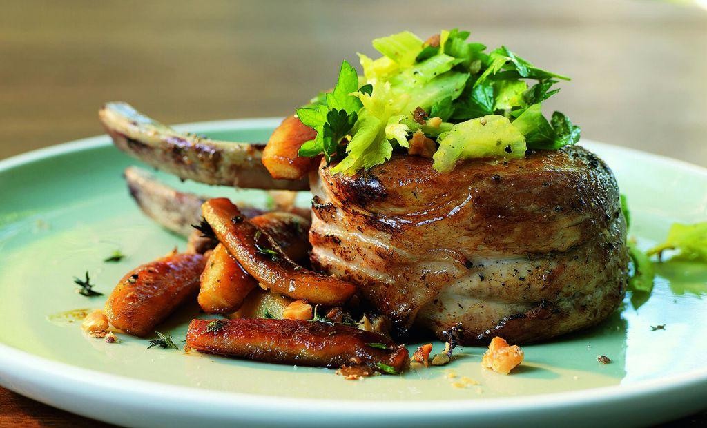 Pork Cube Steak with Caramelized Apples