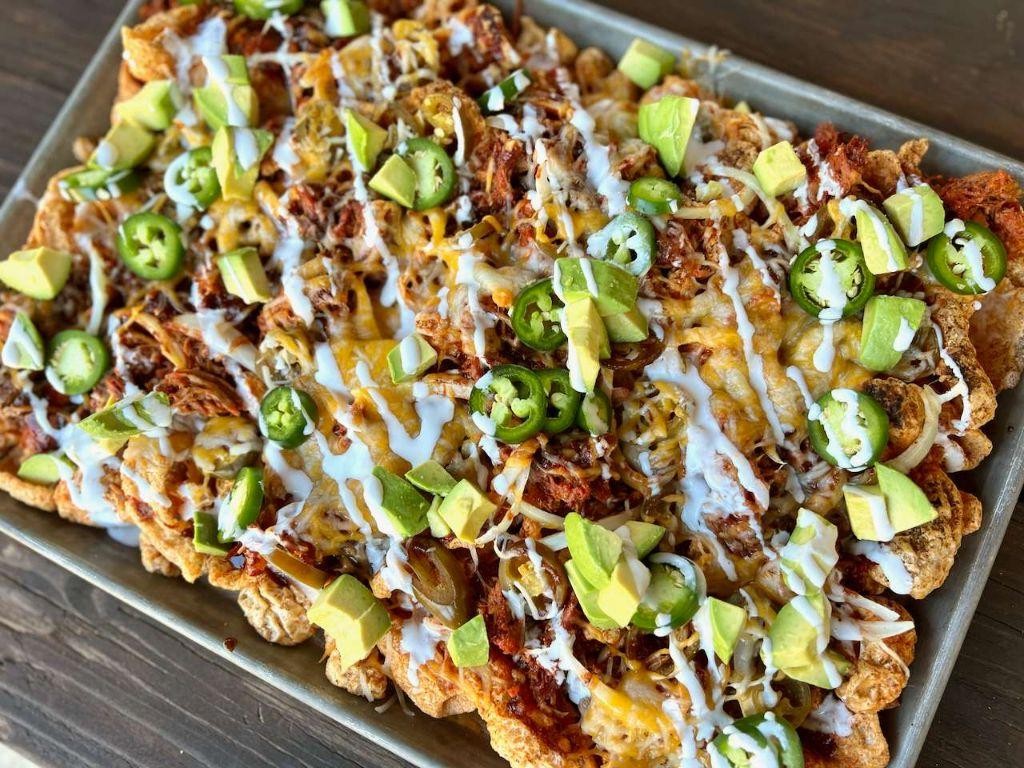 Pork Rind Nachos