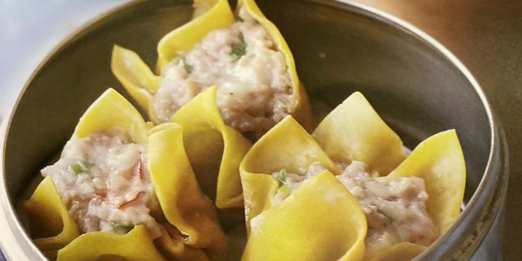 Pork and Shrimp Xiu Mai with Bamboo Shoots
