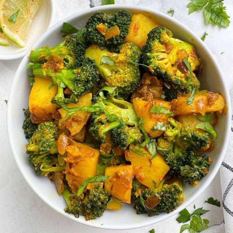 Potato and Broccoli Stir-Fry