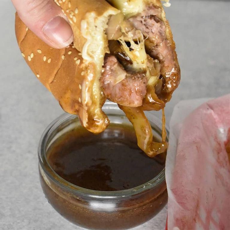 Prime Rib French Dip Sandwiches