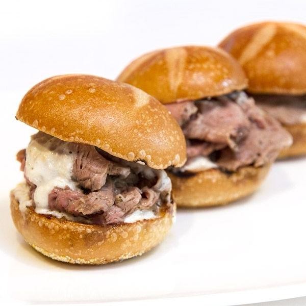 Prime Rib Sliders with Horseradish Sauce