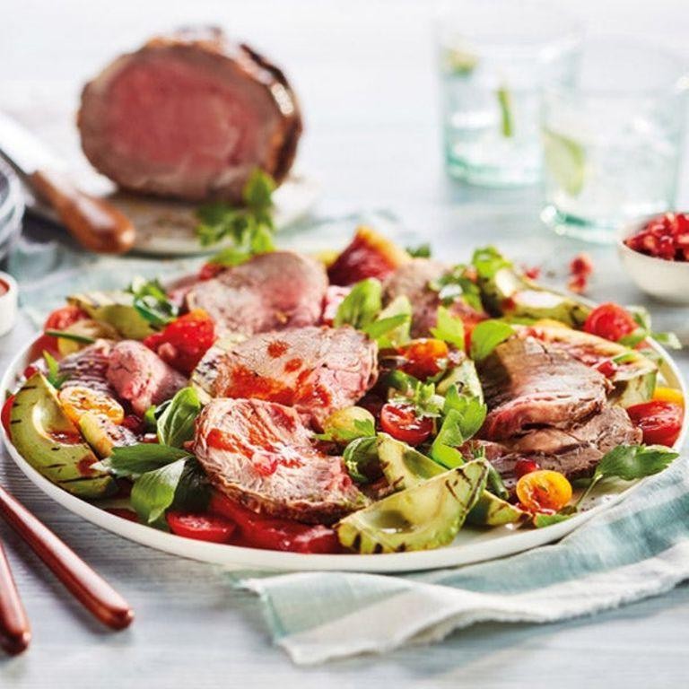 Prime Rib and Avocado Salad