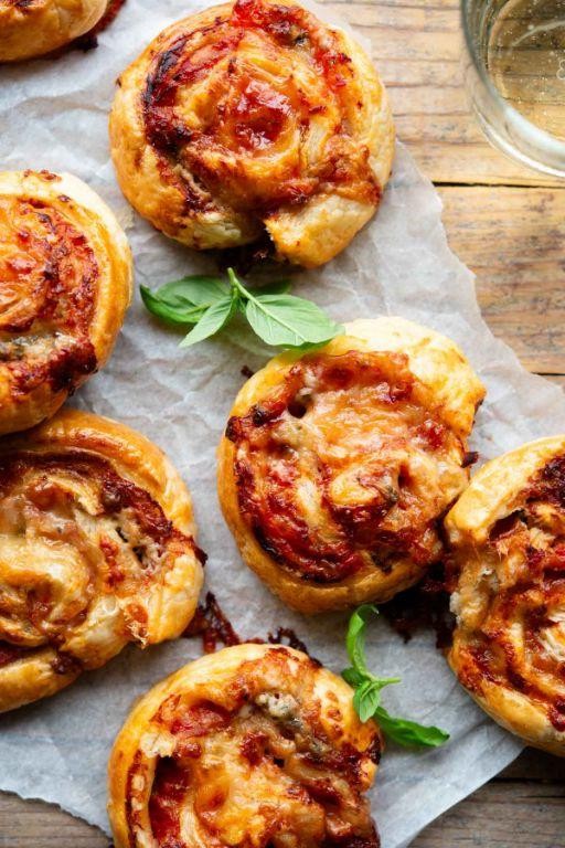 Prosciutto and Gorgonzola Pinwheels