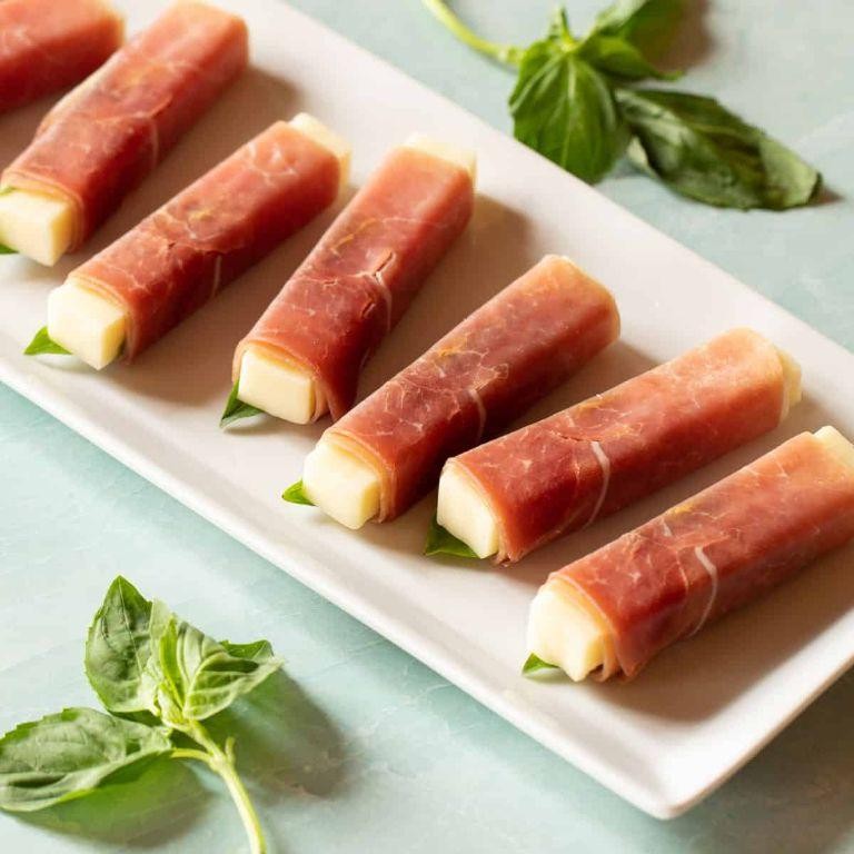 Prosciutto-Wrapped Mozzarella Sticks