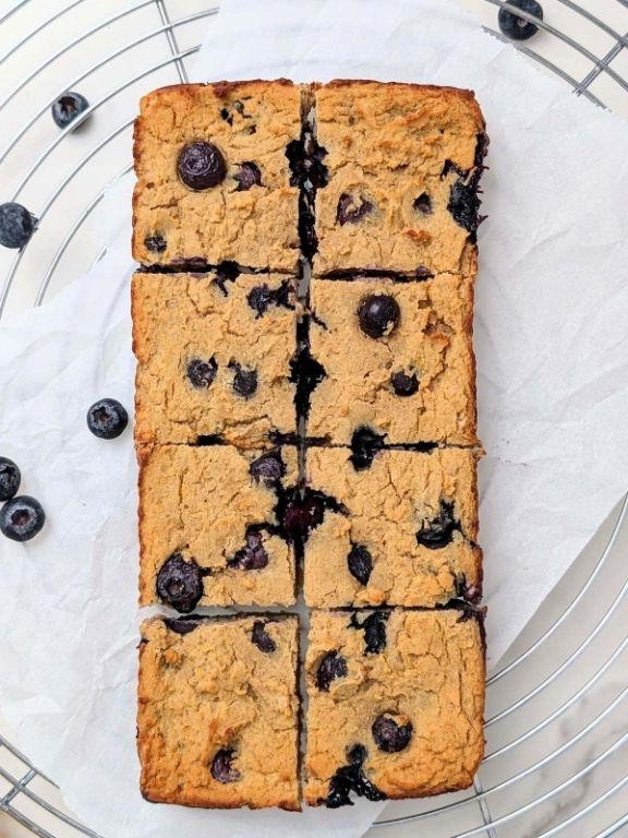 Protein-Packed Lemon Blueberry Bars