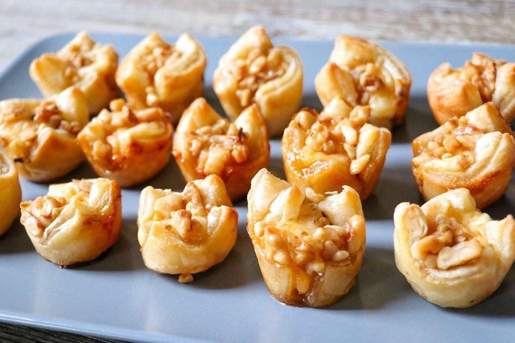 Puff Pastry Camembert with Honey and Walnuts