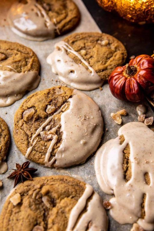 Pumpkin Gingerbread Cookies