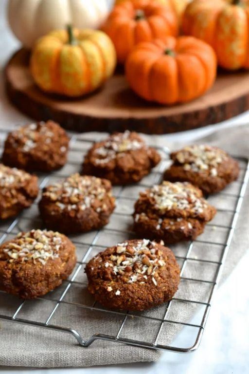Pumpkin Spice Breakfast Cookies