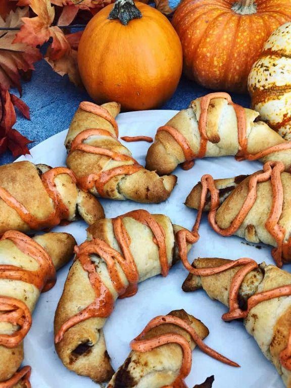 Pumpkin Spice Crescent Roll Donuts