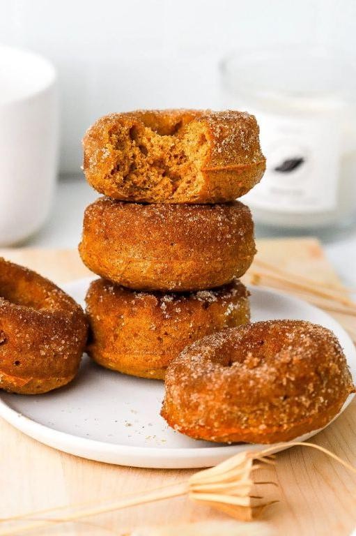 Pumpkin Spice Protein Donuts