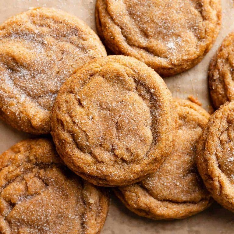 Pumpkin Spice Snickerdoodle Cookies