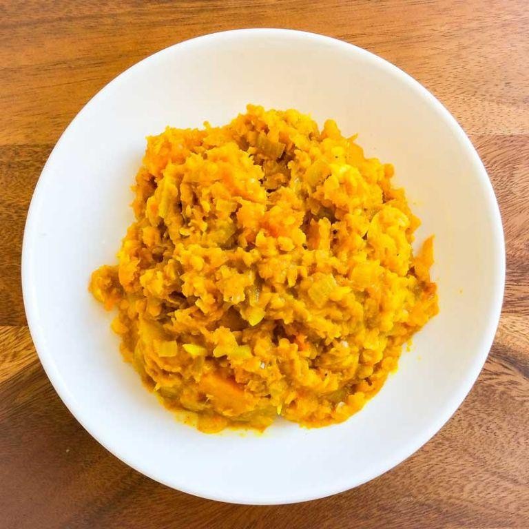 Pumpkin and Lentil Mash