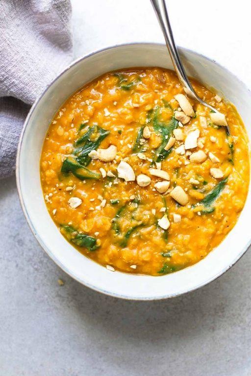 Pumpkin and Red Lentil Curry