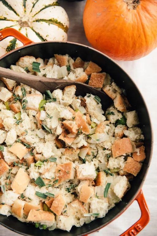 Pumpkin and Sage Stovetop Stuffing