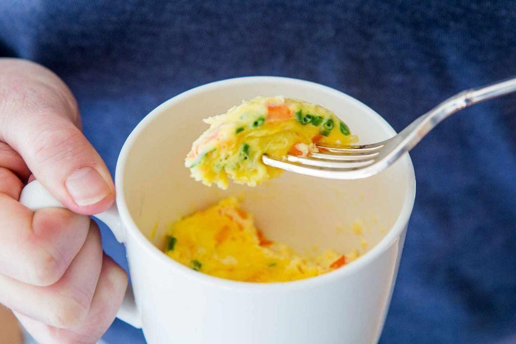 Quick 5 Minute Microwave Omelette