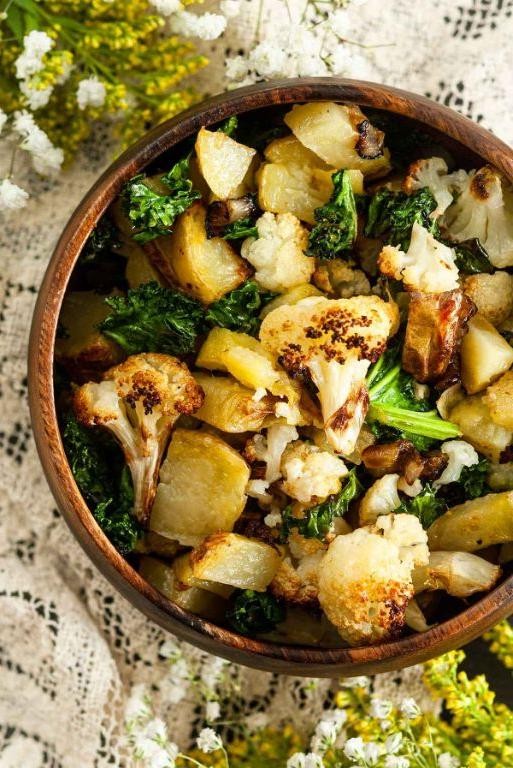 Quick Cauliflower and Potato Hash