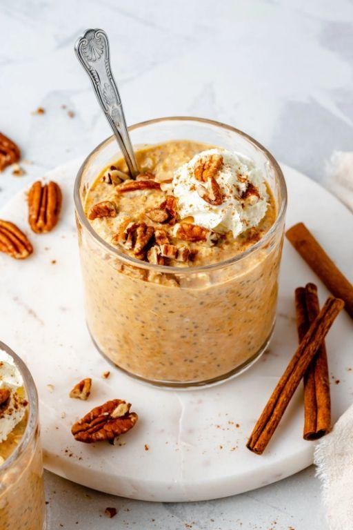 Quick Pumpkin Pie Overnight Oats