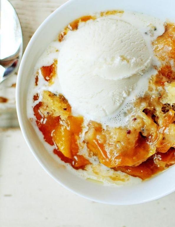 Quinoa Peach Cobbler