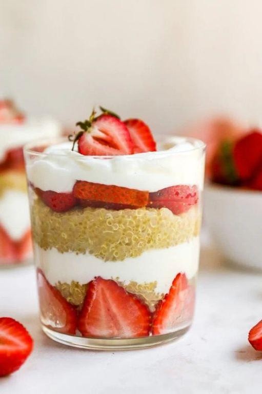 Quinoa Strawberry Shortcake