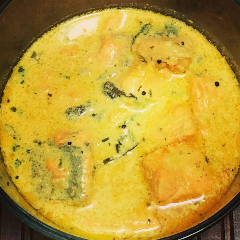 Rainbow Trout Curry with Coconut Milk