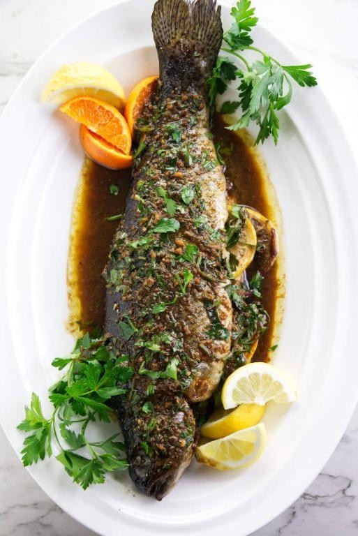 Rainbow Trout Stir-Fry with Ginger and Soy