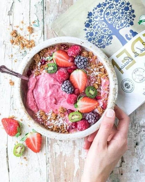 Raspberry Banana Smoothie Bowl