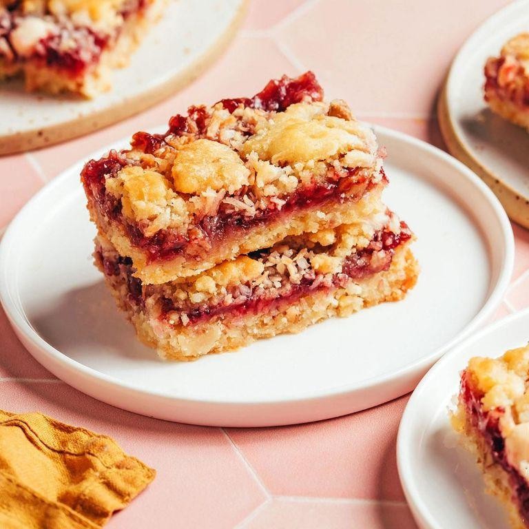 Raspberry Coconut Bars