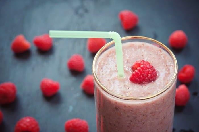 Raspberry Coconut Fat Burner Smoothie