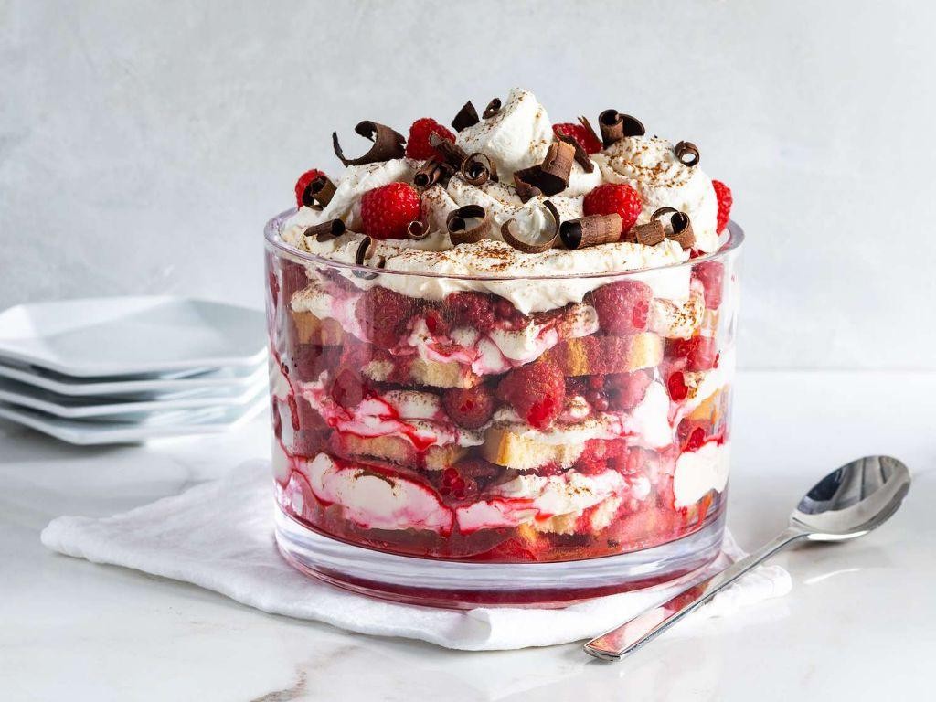Raspberry Cool Whip Trifle