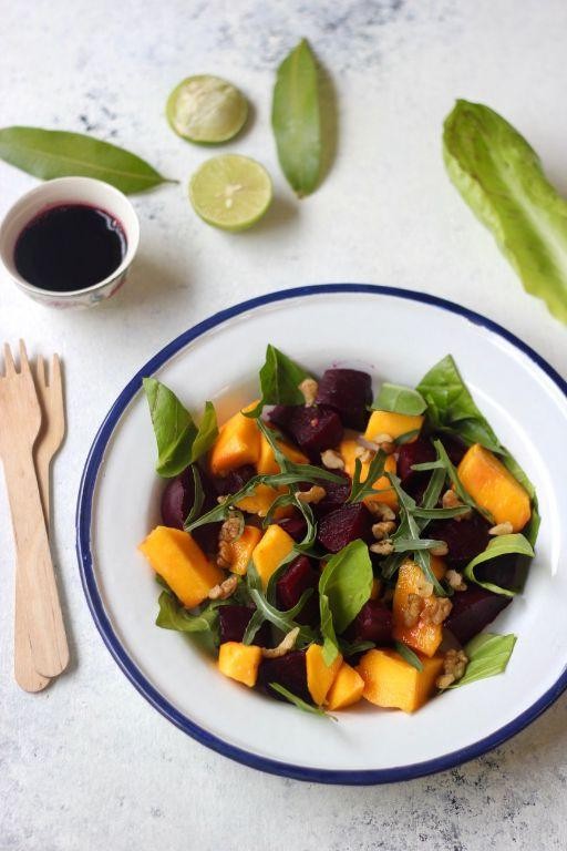 Raw Beet and Mango Salsa