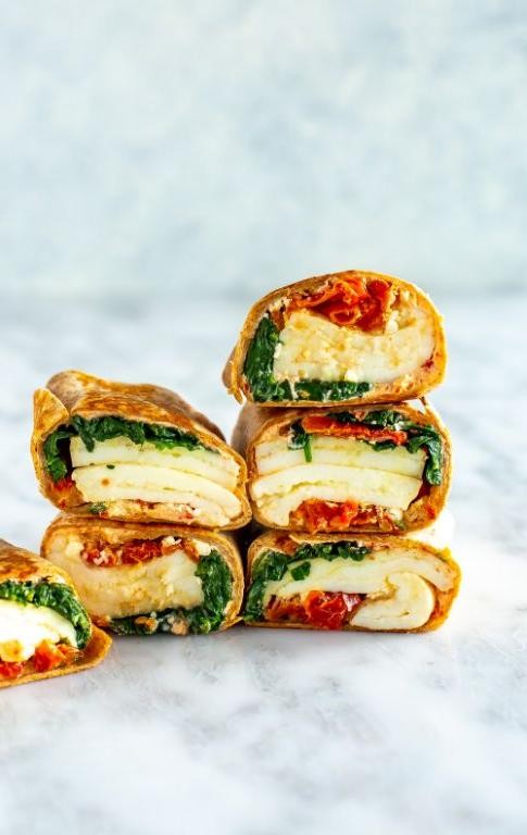 Ready Set Go Spinach and Feta Wrap