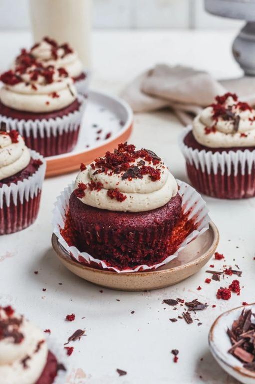 Red Velvet Protein Cupcakes