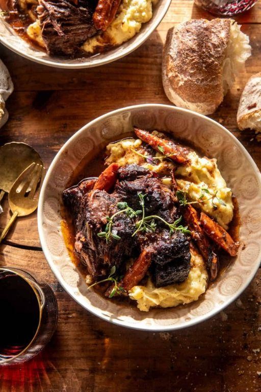 Red Wine Braised Rump Roast with Root Vegetables