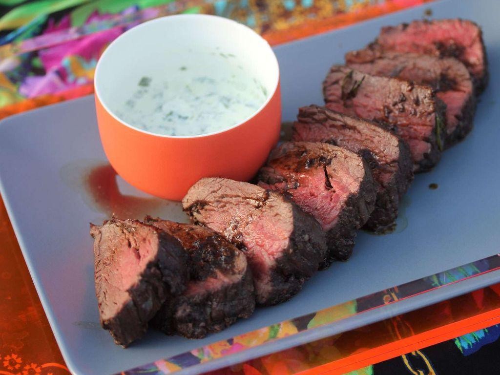Red Wine Marinated Beef Tenderloin Steak