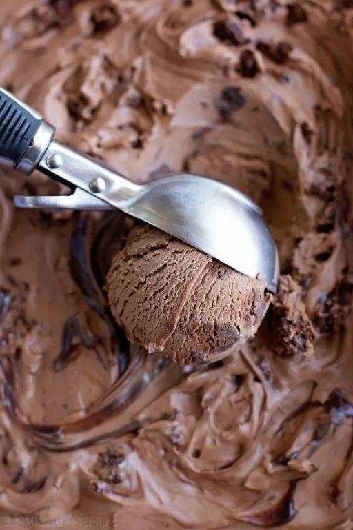 Rich Chocolate Fudge Swirl Ice Cream