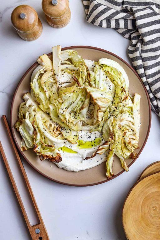 Roasted Cabbage Wedges with Irish Whiskey Glaze