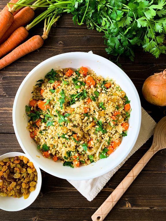 Roasted Carrot and Quinoa Salad