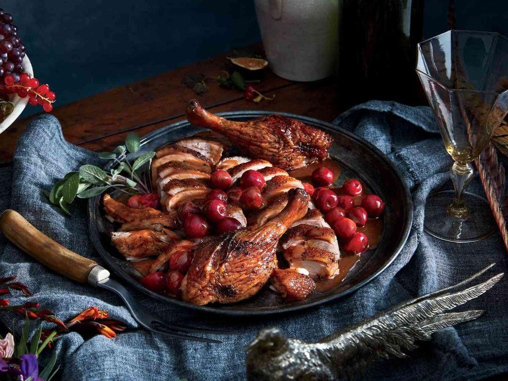 Roasted Duck with Juniper Berry Glaze