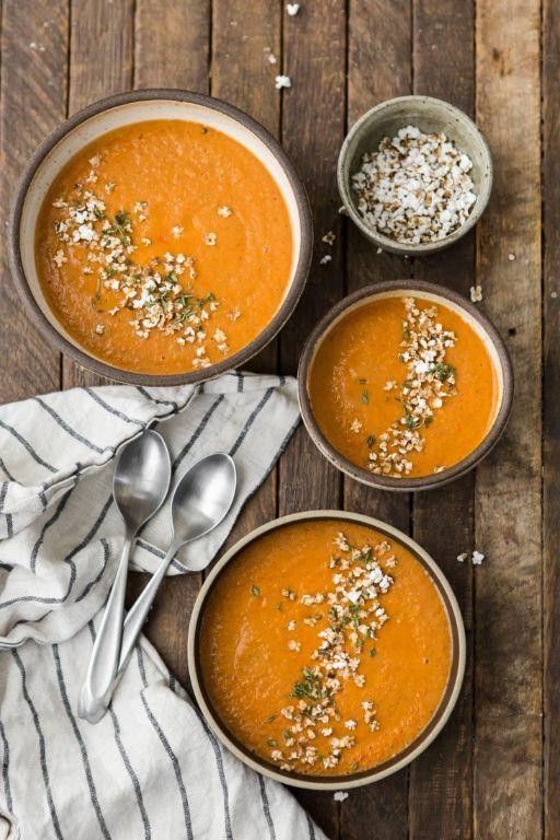 Roasted Garlic Sorghum Soup