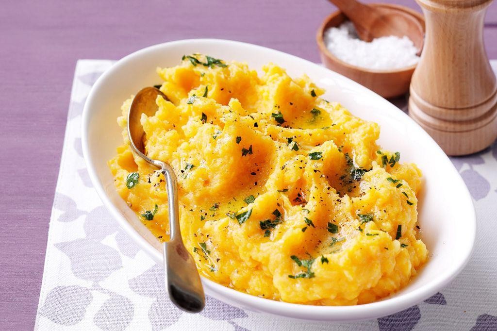 Roasted Garlic and Pumpkin Mash