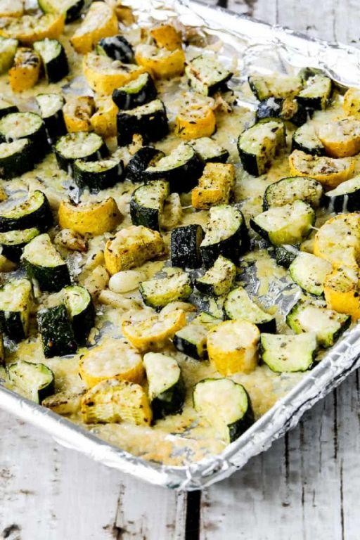 Roasted Italian Squash with Garlic and Olive Oil