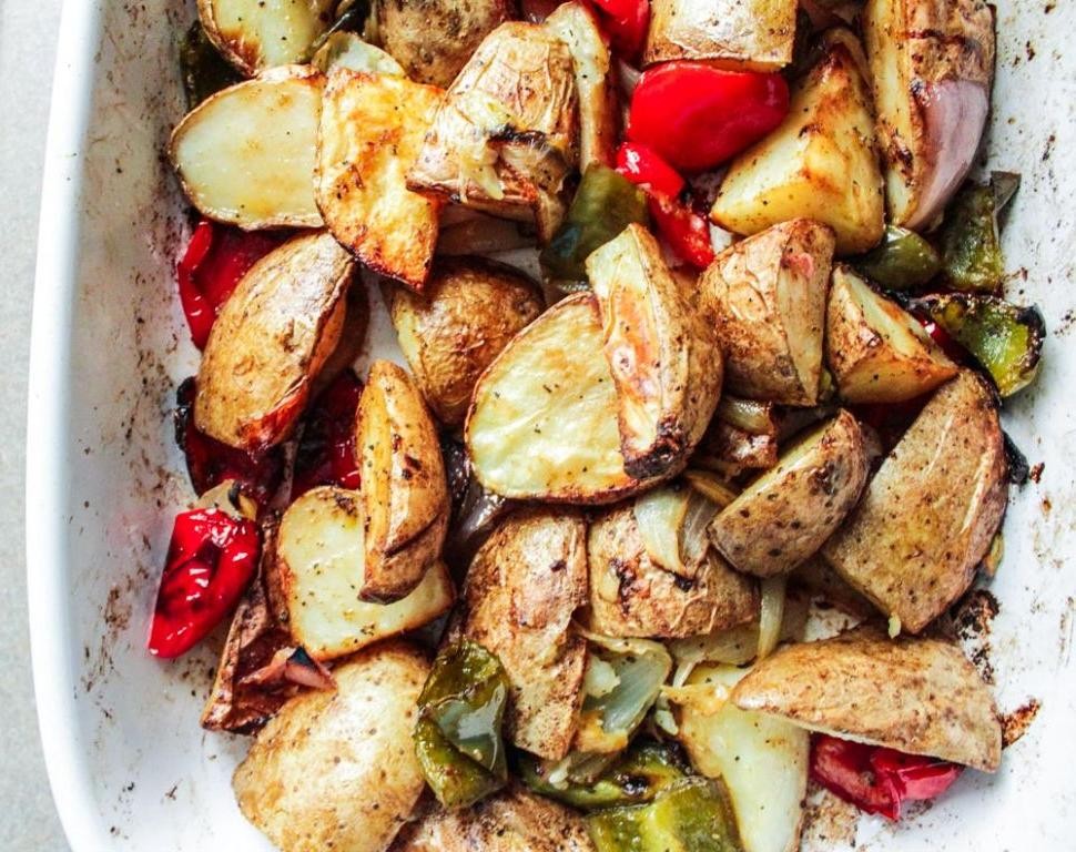 Roasted Pepper and Potato Hash