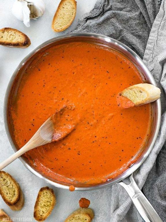 Roasted Red Pepper Cream Sauce
