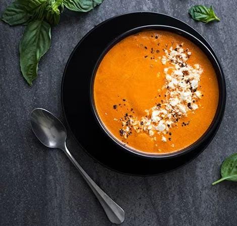 Roasted Red Pepper and Tomato Vita Mix Soup