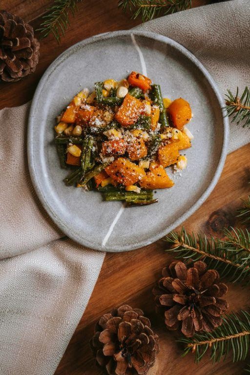 Roasted Three Sisters Medley with Herbs
