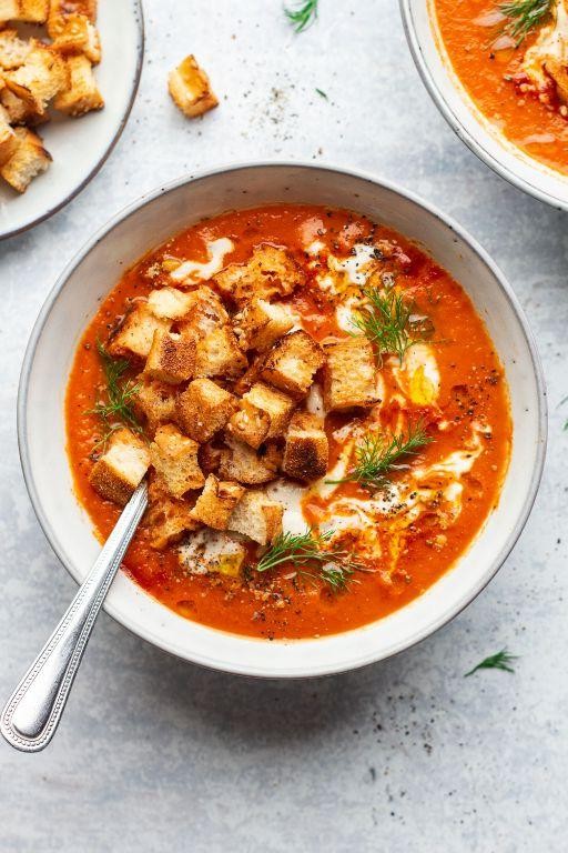 Roasted Tomato and Fennel Vita Mix Soup