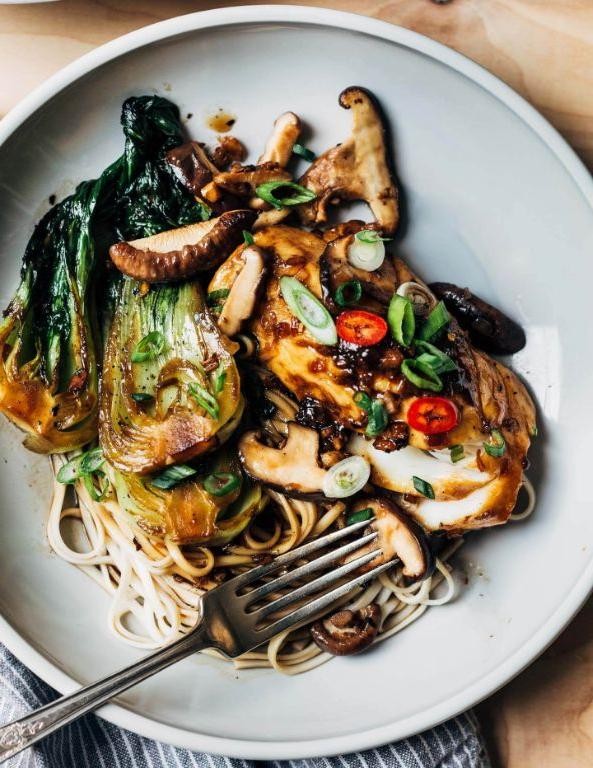 Rock Cod Stir-Fry with Bok Choy